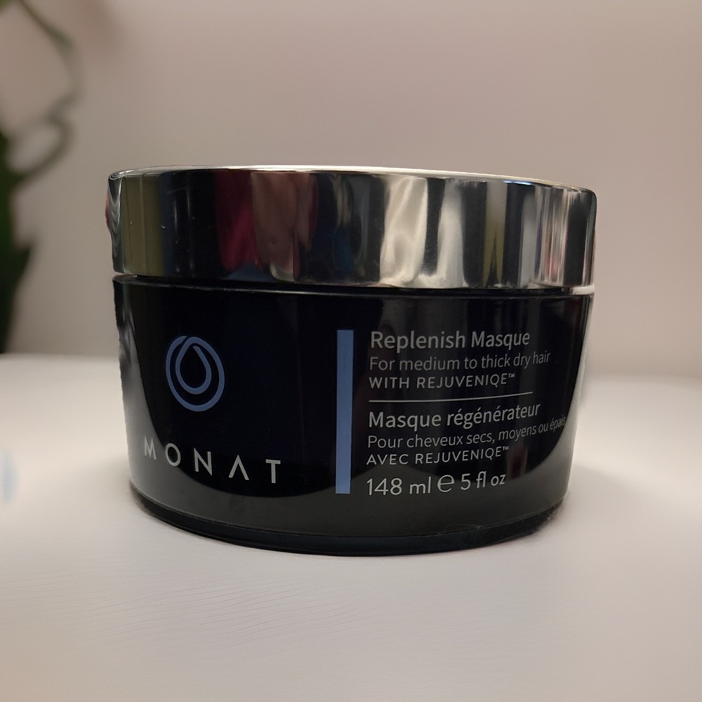 Monat Replenish Masque with Rejuveniqe for Medium to Thick Dry Hair 5oz 148ml